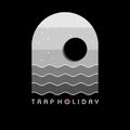 Trap holiday with a sunset and wavy sea vector image theme