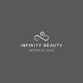B INFINTY LUXURY LOGO Royalty Free Stock Photo