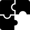 Puzzle Icon Royalty Free Stock Photo