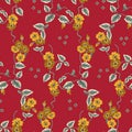 Floral pattern seamless with decorative pattern