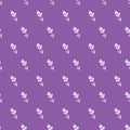 Seamless elegant pattern with brushes of lavender flowers.