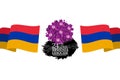 April 24, Armenian Genocide Remembrance Day vector illustration.