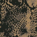 Seamless pattern wild design. Snakeskin background with watercolor effect.