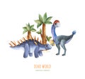 Cute dino world collection.