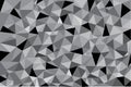 Creative Black and Gray Background with Triangle Pattern Vector Art