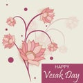 Vesak Day is a holy day for Buddhists. Happy Buddha Day