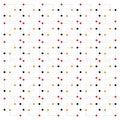 seamless pattern with red and yellow dots