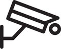 icon illustration of Cctv Protected