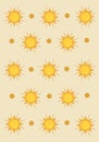 Shining Bright Aesthetic Sun Wallpaper Royalty Free Stock Photo