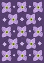 Pretty Purple Cuckoo Flower Wallpaper