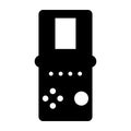 Game Bot icon, full black. Suitable for website