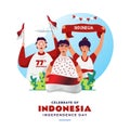 Youth character for Indonesian Independence Day