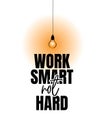 Work smart, not hard, vector Royalty Free Stock Photo