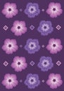 Pretty Purple and Pink Petunia Flower Wallpaper