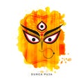 Happy Durga Puja Greeting Background Design Royalty Free Stock Photo