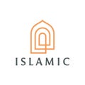 Modern Islamic Luxury Logo Template