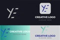 Letter YE Logo Design Template Vector-Company logo Royalty Free Stock Photo