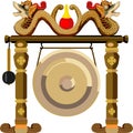 Javanese Gong Traditional Music Instrument