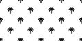 Palm tree seamless pattern coconut tree vector island tropical gift wrapping paper beach ocean summer scarf isolated tile backgrou Royalty Free Stock Photo