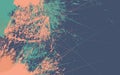 Abstract grunge multicolor background banner