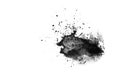 abstract black brush watercolor, modern and simple background or house wall decoration Royalty Free Stock Photo