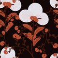 Abstract flowers seamless patterns. Design for paper, cover, fabric, interior decor and other users.