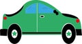 green colour car jpg vector cue file and for cricut silhouette