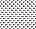 Dogs paws, seamless pattern Royalty Free Stock Photo