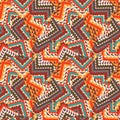 Native Southwest American, Indian, Aztec, Navajo seamless pattern. Geometric design