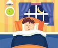 Children Morning Routine Illustration Wake Up