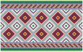 tribal ethnic themes geometric seamless background with a Peruvian american indigenous pattern.