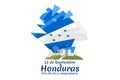 Translation: September 15, Honduras, Happy Independence day.