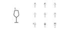 ten sets of white wine glass line icons. simple, line, silhouette and clean style Royalty Free Stock Photo