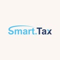 Simple and unique letter or word smart tax font with shape and cut image graphic icon logo design abstract