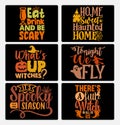 Halloween Design bundle for t shirt, witch halloween saying, spooky halloween lettering design