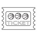 Basketball ticket