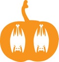 Pumpkin halloween Bat jpg image with svg vector cut file for cricut and silhouette