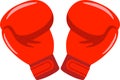 Boxing Gloves Set Vector Illustration Graphic Royalty Free Stock Photo