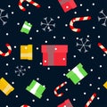 pattern seamless with a christmas theme using a neon effect, good for mocku, print, design, wallpaper, sosial media