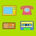 icon retro 90s good for mockup, print, design, wallpaper, sosial media, background