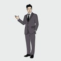 businessman illustration vector design Royalty Free Stock Photo