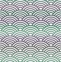 Water waves geometric seamless repetitive vector pattern texture Royalty Free Stock Photo