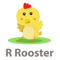 Illustrator of R Rooster animal