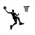 Basketball player Jump ball Backboard, basketball, hand, sport Royalty Free Stock Photo