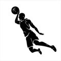 Basketball player Jump ball Backboard, basketball, hand, sport Royalty Free Stock Photo