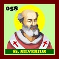 058th Roman Catholic Pope Saint Silverius Vector