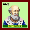 062nd Roman Catholic Pope Benedict I Vector