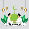 ied mubarak Royalty Free Stock Photo