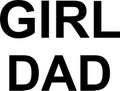 Girl DAD jpg image with SVG Cutfile for Cricut and Silhouette