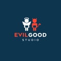 Original Evil Good Studio logo concept design.